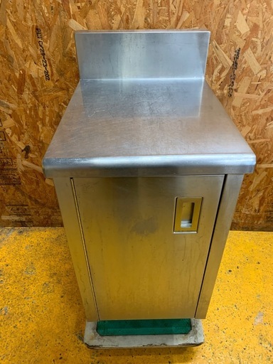 a(7496) ステンレス キャビネット作業台 扉付き W450D600H800 BG150 業務用 厨房用品 飲食店 作業台 直接お引き取り歓迎 大阪