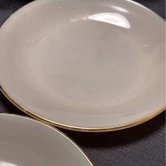 Francfranc プレート6枚 ピンク、ホワイト、ブルー  18cm の画像
