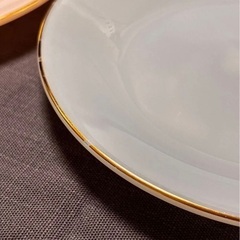 Francfranc プレート6枚 ピンク、ホワイト、ブルー  18cm の画像