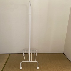 ハンガーラック　ホワイト　スリムの画像