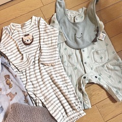カバーオール4点＋ブランケットの画像