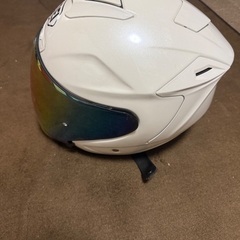 ショウエイジェットヘルメット‼️ミラーシールド、新品内装付き‼️の画像