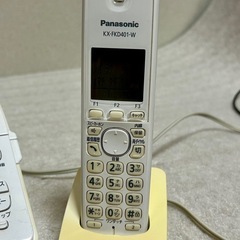 Panasonic パーソナルファクス KX-PD301DL 子機 KX-FKD401 電話機 通電確認 おたっくすの画像