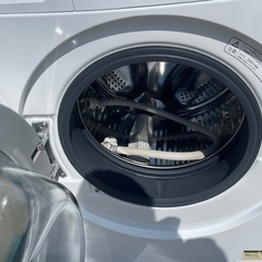 【リサイクルサービス八光】2022年製　アクア　ドラム洗濯機　ホワイト　AQW-FV800E-W　[洗濯8.0kg /乾燥機能無 /左開き]の画像