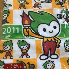 ちょるるオリジナルタオル　　2011年山口国体　記念タオルの画像