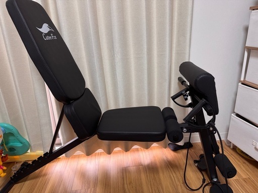 フィットネスベンチ　ダンベル