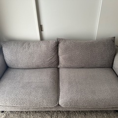 美品✨ ニトリ 3人掛けソファ モカ（カバー付き）の画像