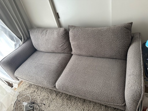 美品✨ ニトリ 3人掛けソファ モカ（カバー付き）