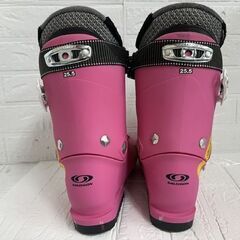 SALOMON スキーブーツ FOCUS AUTO CUSTOM SHELL 25/25.5cm アウトソール297mm ピンク サロモン フォーカス スキー靴 札幌市 白石店 の画像