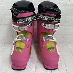 SALOMON スキーブーツ FOCUS AUTO CUSTOM SHELL 25/25.5cm アウトソール297mm ピンク サロモン フォーカス スキー靴 札幌市 白石店 の画像