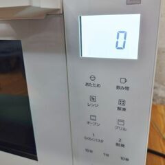 パナソニック Panasonic オーブンレンジ NE-FS30E9-KW 電子レンジ 2022年 家電 家電製品 動作OK 50-60Hz フラット 縦開き 取扱説明書付きの画像