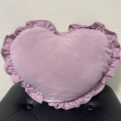 ❤️ラベンダー色クッション洗濯機洗い可♪の画像
