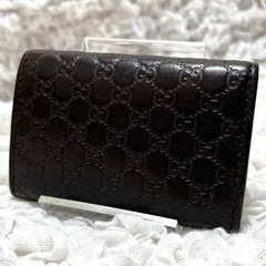 極美品✨GUCCI キーケース マイクロGG ブラウン レザー 6連の画像