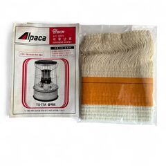 未使用 Alpaca ストーブ TA-77A 赤 純正ケース 替え芯付 灯油 暖房 アウトドア キャンプの画像