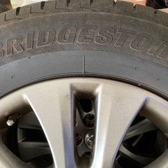 アルミホイール付タイヤセット 205/60R16 トヨタ純正ナット付【3本使用可】の画像
