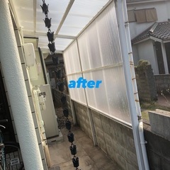 テラスの波板交換しますの画像
