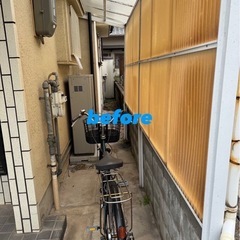 テラスの波板交換しますの画像