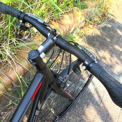 中古自転車 TREK トレック FX3 クロスバイク 自転車 27段変速(前3段、後9段) フレームサイズ400㎜ ブラック 通勤 通学 近所のお出掛けなどにの画像