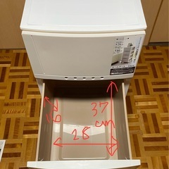 キャスター付き4段整理ケース の画像