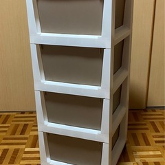 キャスター付き4段整理ケース の画像