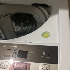 日立　ビートウォッシュ　10kg　※柔軟剤ホースに故障ありの画像