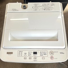 YAMADA SELECT YWM-T45H1 ホワイト 21年製 4.5kg の画像