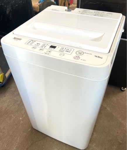 YAMADA SELECT YWM-T45H1 ホワイト 21年製 4.5kg