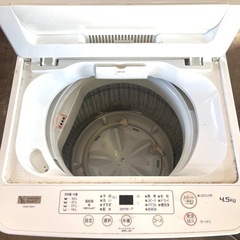 YAMADA SELECT YWM-T45H1 ホワイト 21年製 4.5kg の画像