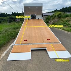 【K-0005】日野レンジャー FE7J 増トン 8t セルフローダー H20 大型 ウインチ ラジコン付 6.3mボディ 最大積載7600kg 車検付 メッキパーツの画像