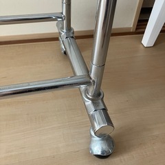 キャスター付き　ハンガー 頑丈  ハンガーラック キャスター　収納 伸縮 衣類 収納 クローゼット　 タオルハンガーの画像