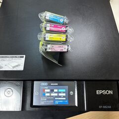 【中古】プリンター EPSON EP-882AB　インク付属の画像