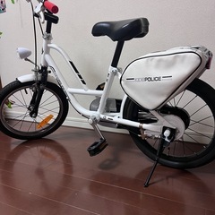 ☆極美品☆あさひASAHI白バイ 16インチ ヒーローモーターズ　自転車　子供用の画像