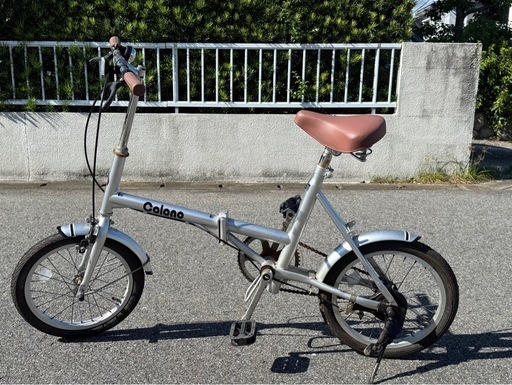 Colono コロノスマートシティ 16インチ折り畳みシルバー自転車