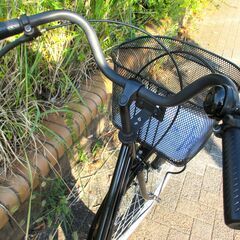 中古自転車 EARLY POINT ママチャリ 自転車 26インチ LEDライト ブラック 通勤 通学 近所のお出掛けなどにの画像