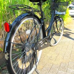 中古自転車 EARLY POINT ママチャリ 自転車 26インチ LEDライト ブラック 通勤 通学 近所のお出掛けなどにの画像