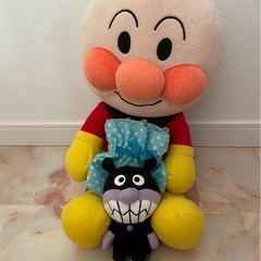 アンパンマン お医者さんごっこセット アンパンマン バイキンマン ぬいぐるみの画像
