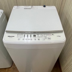 #18 激安洗濯機!! Hisense 5.5kg 2020年 HW-G55B-Wの画像