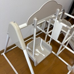 美品⭐︎おりたたみわんぱくスライダージム ブランコ付きDX 鉄棒滑り台野中製作所の画像