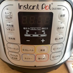 電気圧力鍋(炊飯可能)インスタントポットの画像