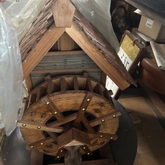 手作り水車小屋の画像