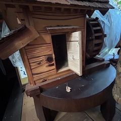 手作り水車小屋の画像