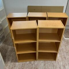 カラーボックス　5個の画像
