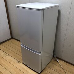 2022年製 そこそこ美品 中古 三菱 146L お手入れ簡単「全段ガラス棚」耐熱トップテーブル 冷蔵庫【MR-P15E2H-W】 【糸島市内 送料無料】250916-9 　の画像