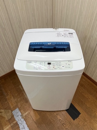#19 激安洗濯機!! コンパクトタイプ!! Haier 2019年 4.2kg JW-K42M