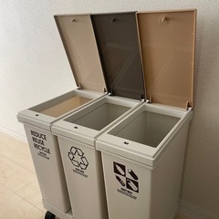 ゴミ横型3分別ワゴン 各20Lの画像