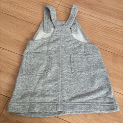 80-90サイズ無印サロペットスカートの画像