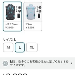 Amazon価格 3,999円　バッテリー付空調ベストの画像