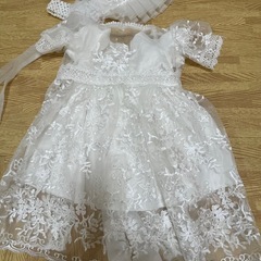 お話し中！新品　ベビーセレモニードレスの画像