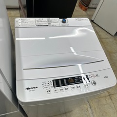 自社配送設置無料　ハイセンス洗濯機　ニトリ冷蔵庫　高年式22年　一人暮らしの画像