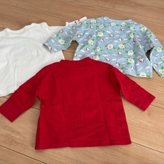 80サイズ長袖Tシャツの画像